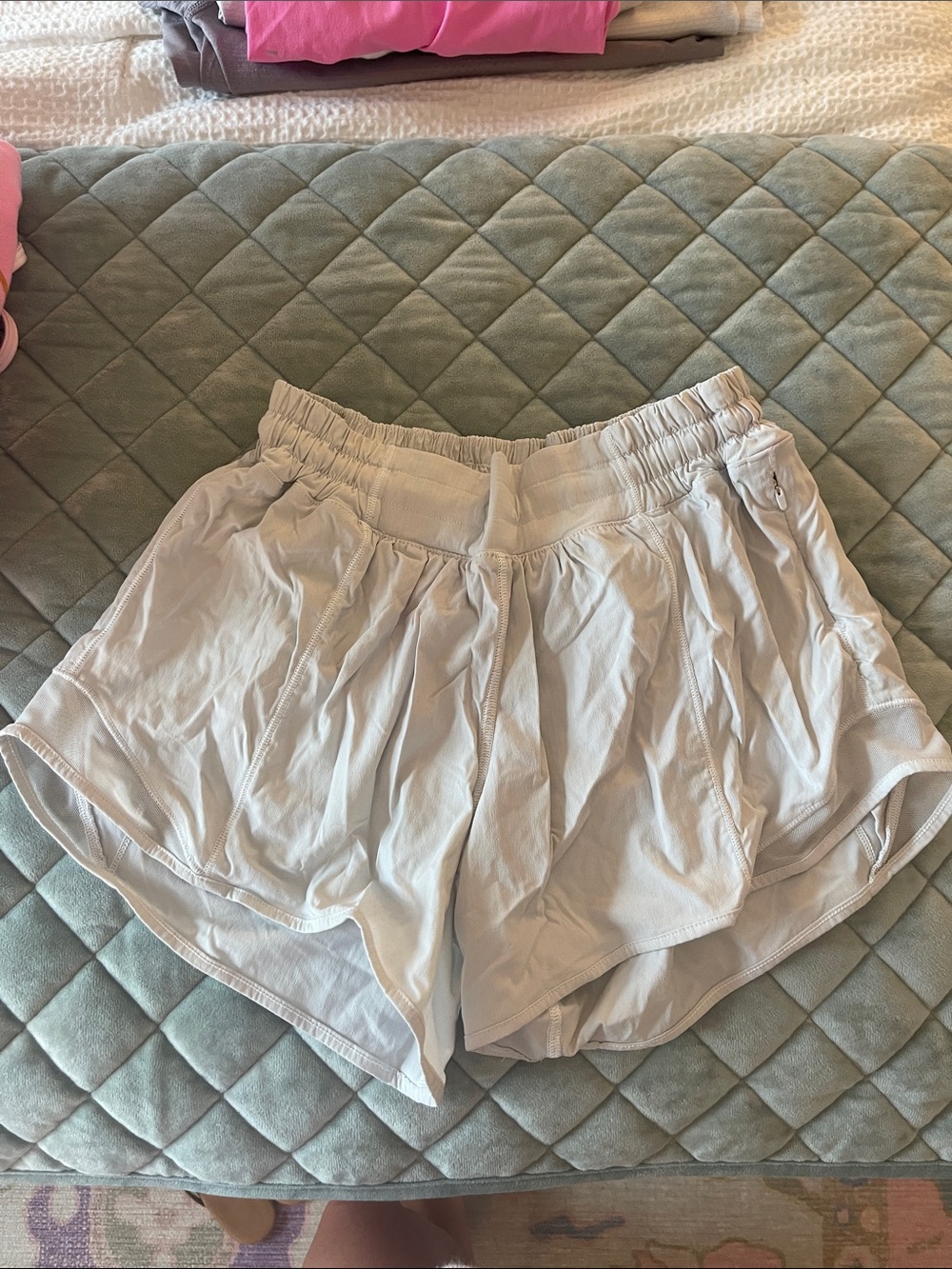 Lululemon White Shorts